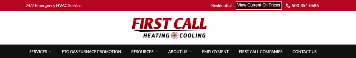 First Call Heating & Cooling OR LLC
